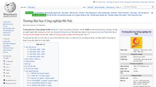 
                            9. Trường Đại học Công nghiệp Hà Nội – Wikipedia tiếng Việt