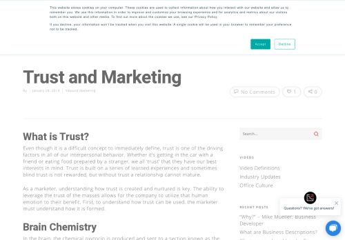 
                            11. Trust and Marketing | Clix | St. Louis Online Marketing | SEO