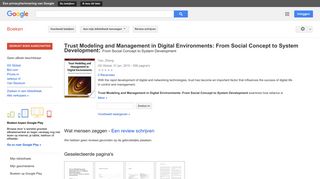 
                            6. Trust Modeling and Management in Digital Environments: From Social ...