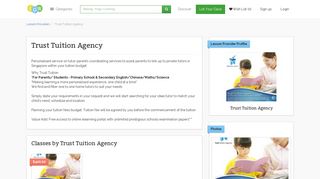 
                            7. Trust Tuition Agency - Lesson Provider - LessonsGoWhere