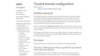 
                            3. Trusted domain configuration — SSSD documentation - Pagure.io