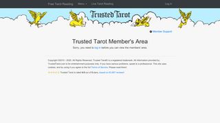 
                            2. Trusted Tarot Members Area