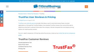 
                            12. TrustFax User Reviews & Pricing - Fit Small Business