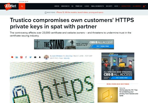 
                            6. Trustico compromises own customers' HTTPS private keys in spat with ...