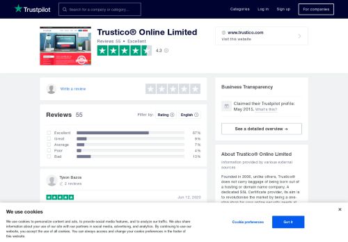 
                            9. Trustico® Online Limited Reviews | Read Customer Service Reviews ...