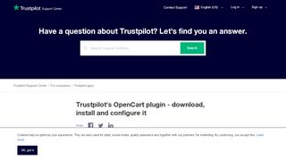 
                            13. Trustpilot's free OpenCart plugin - download, install and configure it ...