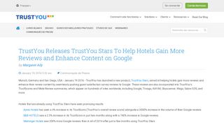 
                            5. TrustYou Releases TrustYou Stars To Help Hotels Gain More Reviews ...