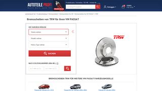 
                            12. TRW Bremsscheiben für VW PASSAT im Online-Shop - autoteileprofi