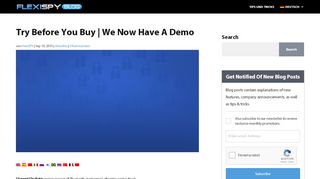 
                            4. Try Before You Buy | We Now Have A Demo! - FlexiSPY Blog