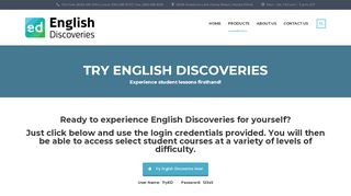 
                            3. Try English Discoveries - EnglishDiscoveries.net