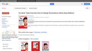 
                            11. Try Hard: Tales from the Life of a Needy Overachiever (Extra Sass ...