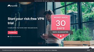 
                            3. Try NordVPN free for 7 days. Pay only $2.99/month after.