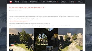 
                            10. Try out a single level from The Talos Principle in VR - Croteam - Croteam