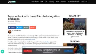 
                            7. Try your luck with these 8 Arab dating sites and apps - ...