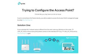 
                            9. Trying to Configure the Access Point? | TP-Link