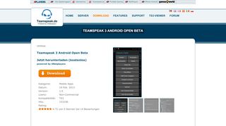 
                            3. TS-Tool: Teamspeak 3 Android Open Beta - teamspeak.de