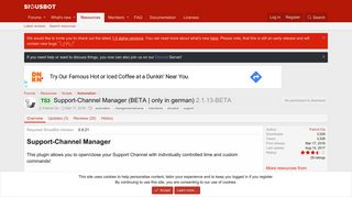 
                            11. TS3 - Support-Channel Manager (BETA | only in german) | SinusBot ...