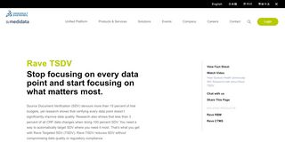 
                            11. TSDV: Simplify and Reduce SDV Processes | Medidata Solutions