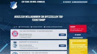 
                            10. TSG 1899 Hoffenheim Tickets - Offizieller Ticketshop