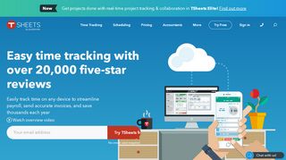 
                            8. TSheets: Employee Time Tracking & Timesheet Software - Free Trial