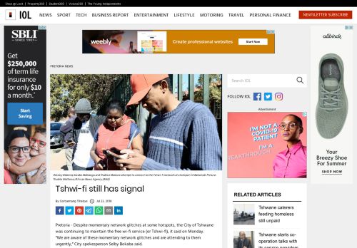 
                            6. Tshwi-fi still has signal | Pretoria News - IOL