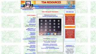 
                            5. TSM Resources - for the busy Teacher!