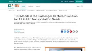 
                            13. TSO Mobile is the 'Passenger-Centered' Solution for All Public ...