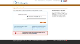 
                            3. TSP: Access Your Account - Thrift Savings Plan