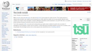 
                            1. Tsu (rede social) – Wikipédia, a enciclopédia livre