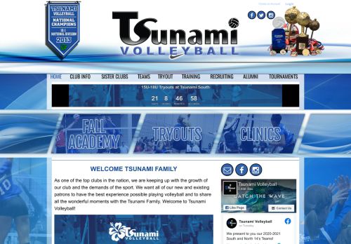 
                            12. Tsunami Volleyball Club