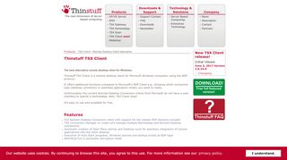 
                            8. TSX Client - Thinstuff