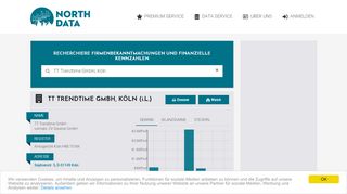 
                            9. TT Trendtime GmbH, Köln - North Data