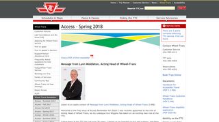 
                            8. TTC Access - Spring 2018