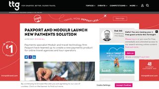 
                            11. TTG - Travel industry news - Paxport and Modulr launch new ...