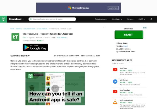 
                            12. tTorrent Lite - Torrent Client for Android - Free download and software ...