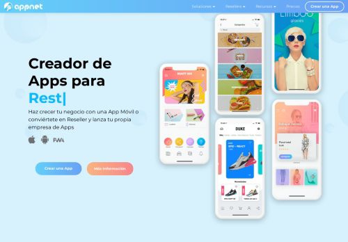 
                            3. Tu-App-net: Crea apps para Android, IOS y PWA