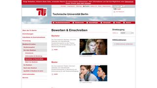 
                            2. TU Berlin: Bewerben & Einschreiben