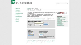 
                            1. TU Clausthal - WebMail Portal