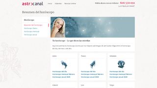 
                            8. Tu horóscopo gratis – personalizado y gratis en astrocanal.com