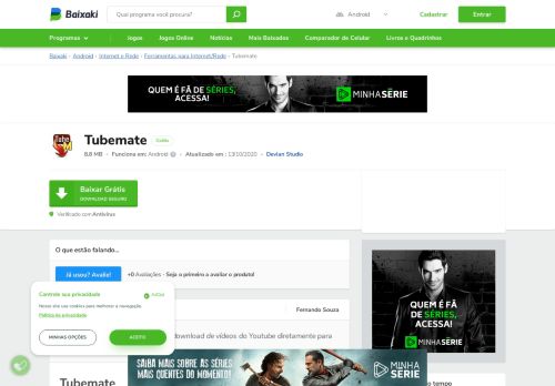 
                            2. Tubemate Download - Baixaki