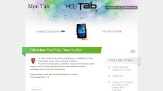
                            6. TubeMate YouTube Downloader | Meu Tab