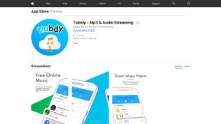 
                            12. Tubidy - Mp3 & Audio Streaming on the App Store - iTunes - Apple