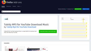 
                            9. Tubidy MP3 for YouTube Download Music – Get this Extension for ...