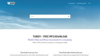 
                            4. Tubidy MP3 - Free MP3 Download - BeeMP3