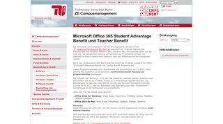
                            11. TUBIT: Microsoft Office 365 Student Advantage Benefit und Teacher ...