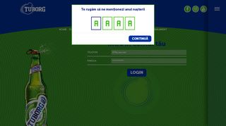 
                            1. TUBORG dă de două ori mai multe premii - Login