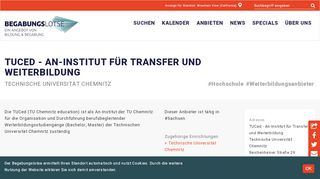 
                            6. TUCed - An-Institut für Transfer und Weiterbildung | Begabungslotse