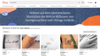 
                            8. Tuer tattoo | Etsy