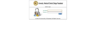 
                            3. TUF | Admin Login - The University of Faisalabad