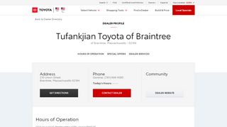 
                            8. Tufankjian-Toyota-of-Braintree - Location, Deals & Inventory